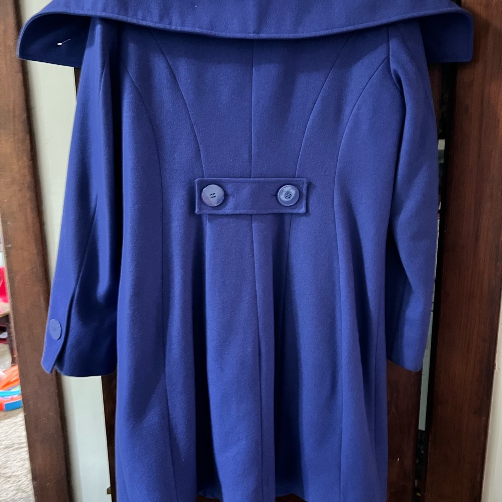 New York & Company Blue wool peacoat